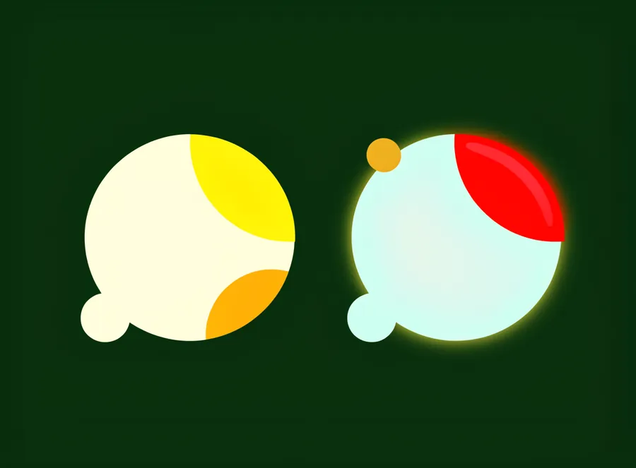 Illustration: two speech bubbles side by side